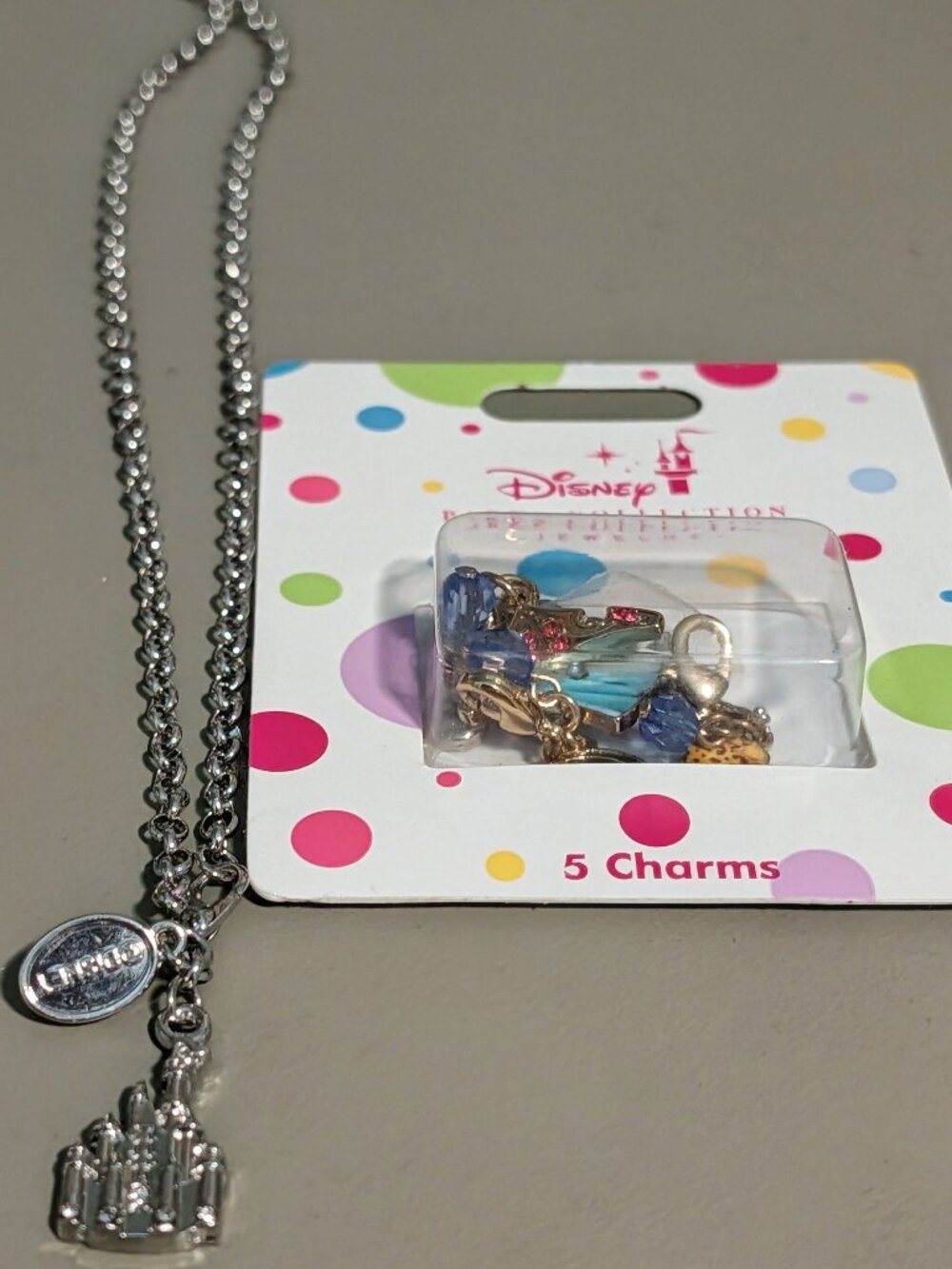 Disney Charm Necklace Set